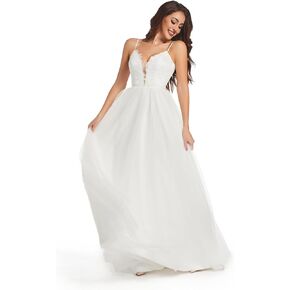 Wedding Dresses for Bride Unique Lace Beautiful Layers Tulle A Line Dreamy Beach Wedding Gowns