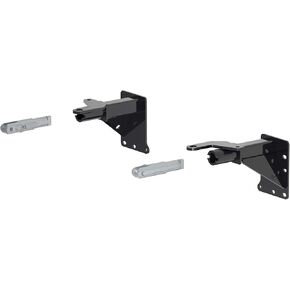 CURT 70103 Custom Tow Bar Base Plate Brackets for Dinghy Towing, Fits Select Jeep Cherokee , Black