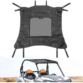Soft Canvas Roof Top Compatible with for 2014-2023 UTV Polaris RZR 900 900S 1000 S XP1000 Turbo 2 Seater Soft Top Roof Sun Visor Replacement for Part Number 2883073