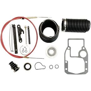 A.A Transom Bellow Shift Cable Kit, Snap Ring and Tool for OMC Cobra 18-2771, 3854270