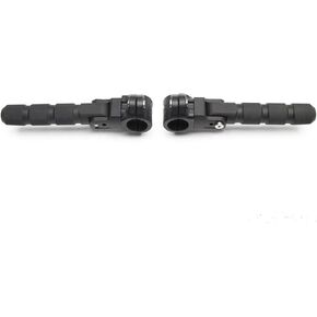 Universal Highway Pegs for 1 Inch (25.4 mm) Diameter Bar - Black