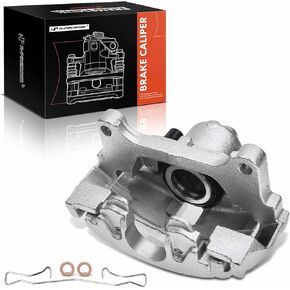 A-Premium Disc Brake Caliper Assembly with Bracket Compatible with Select Audi and Volkswagen Models - A3 (Quattro) 08-13, For Jetta 13-18, CC 10-17, For Bora 07-10, Beetle 15-19 - Front Left Driver