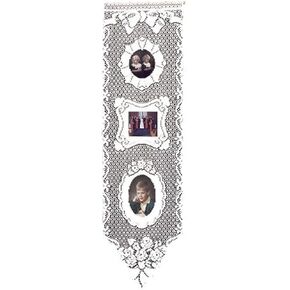 Heritage Lace, Ecru Picture Perfect 12"x38" Wall Hanging, 12 inch by 38 inch