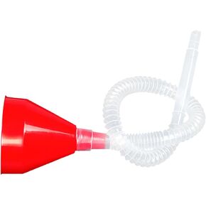 Automotive Funnels, Plastic Funnels for Oil Changes, Wide Mouth Flexible Funnels with Long Hoses for Gasoline, Fuel, Water, Fluids, Transmission Fluids(Tube Length 57 cm)