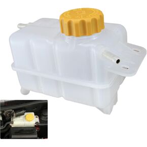 603-449 Engine Coolant Reservoir Tank with Cap Compatible with 2007 - 2019 Chevrolet Aveo, Aveo5 | Pontiac G3, G3 Wave, Wave | Suzuki Swift+, Overflow Tank Reservoir Replaces# 96930818