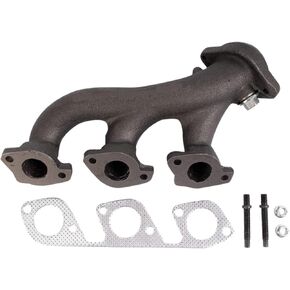 TRQ Exhaust Manifold w/Gasket LH Driver Side for Ford F150 E150 V6 4.2L