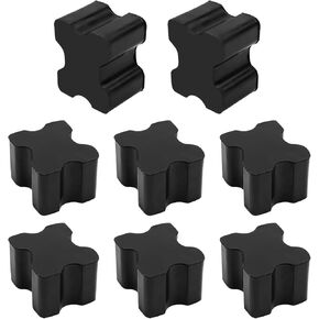 Coil Spring Booster Rubber 1.5 Inches, Coil Spring Lift Spacers for Car, Heavy Duty Rubber Front Coil Spring Spacer Booster Kit 8 Pcs