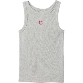 GAP Girls' Ribbed High Neck Tank