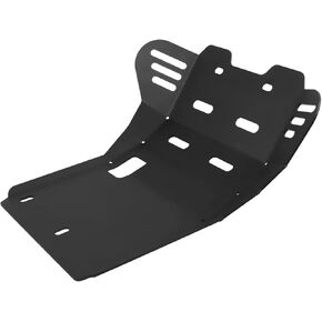 Motorcycle Skid Plate Replacement for Yamaha TW200 1987-2023 Under Engine Protection Aluminum Bash Plate(Black)