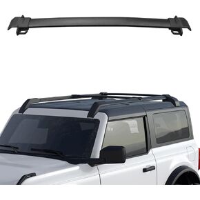 Snailfly Cross Bar مناسب لـ 2021-2025 Ford Bronco 2Door و4Door مع سياج جانبي، حامل البضائع العارضة على السقف (شريط واحد) in Kuwait