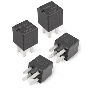4016819 Ultra Micro ISO Automotive Relay 12VDC 20A 4Pins, 4Pcs Automotive Power Relay