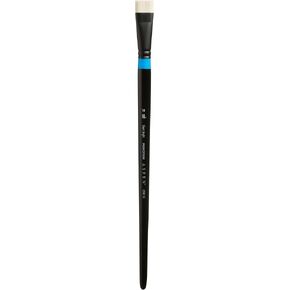 Princeton Artist Brush Co. Aspen Series 6500 - Long Handled Short Bright Size 10 - Single Synthetic Oil and Acrylic Paint Brush for Painting on Canvas and Board