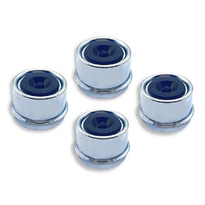 Trailer Axle Dust Cap Cup Trailer Axle Wheel Bearing Dust Cap Cup Grease Cover 1.98" Hub with Rubber Plugs for Most 7000 to 8000 Pound Axles Dexter EZ Lube Trailer Camper RV
