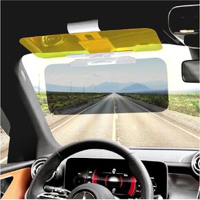 Adjustable Sun Visor Extender for Car,Day+Night Car Visor Extender Sun Blocker for Glare Prevention,Universal Car Sunshade Car Visor Extender for Cars Trucks SUVs