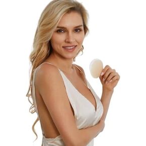 Nipple Cover - Sticky Adhesive Silicone Nipple Pasties - Reusable Pasty Nipple Covers for Women with Travel Box