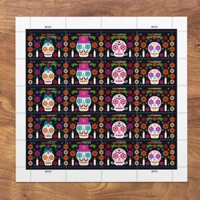 Day of The Dead (Dia de Los Muertos) (Sheet of 20) First-Class Mail Forever Postage Stamps 2021 Scott #5640-5643