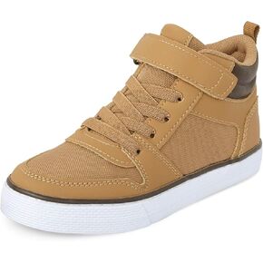 The Children's Place boys Casual Lace Up Hi Top Sneakers