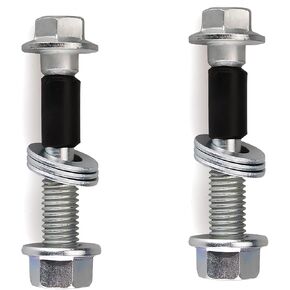 طقم مسامير كامبر 4 قطع لسيارة إنفينيتي QX56 04-13، QX80 14-21، لنيسان تيتان 04-21، باثفايندر 05-12، فرونتير 05-21، عجلة المحاذاة الأمامية/ضبط الحدبة لسوزوكي خط الاستواء 09-21