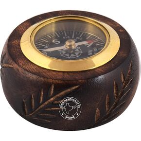 Antique Vintage Working Compass for Home Office Outdoor Camping | Desk Accessories Paperweight by Hind Handicrafts