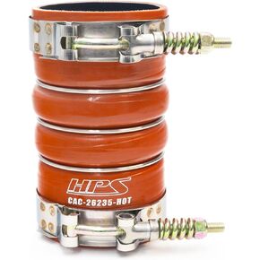 HPS 4-Ply عززت سيليكون شاحن توربيني المبرد التمهيد عدة واحدة الجانب الساخن التمهيد متوافق مع 2010 الجنيه الاسترليني شاحنة رصاصة 45 55 2010-2012 رام 2500 3500 4500 5500 6.7L الديزل الكمون، 57-2208 in Kuwait