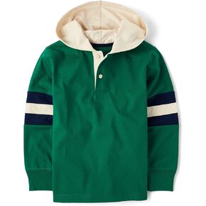 The Children's Place boys Everyday Casual Hooded Long Sleeve T-Shirt