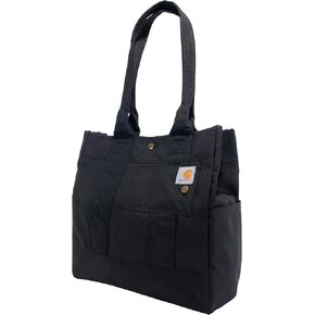 Carhartt Vertical, Durable Water Resistant Tote Bag with Snap Closure