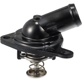 X AUTOHAUX 19301PNA003 Engine Coolant Thermostat Housing Assembly for Honda CR-V 2002-2006 for Acura RSX 2002-2006 33949 902-5131 TI24178