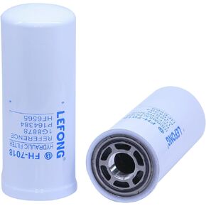 FH-7018 Heavy Duty Hydraulic Filter Replaces 1G-8878, BT8850MPG, P164384, BT8862, 51495, 1G8878, 51494, 84475949 Fits Caterpillar Bobcat Excavators New Holland Skid Steer Loaders Track Loaders