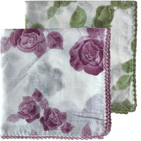 2 Pack Large Cotton Bandana Headband, Head Wrap, Protective Coverage, Hair Neck Scarf for Women 28 x 28 inch