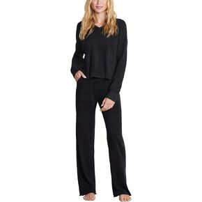 Barefoot Dreams Women's CozyChic Lite Diamond Pointelle Pullover