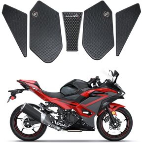 لكاواساكي نينجا 500 Z500 Ninja500 SE 2024 الجانب خزان الوقود وسادة واقية ملصقات مائي الغاز قبضة الركبة وسادة تثبيت Tankpad