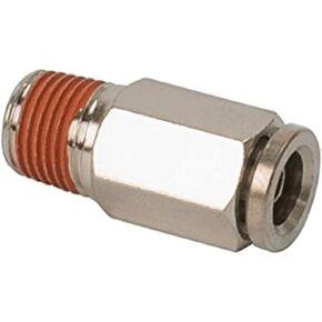 1/4" Npt(M) To 1/4" Airline Straight Fitting (4 Pcs) Dot Approved