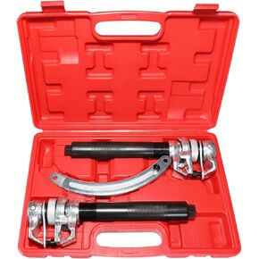 DPTOOL Spring Compressor Tool Automotive 2pcs Heavy Duty Strut Coil Spring Compressors Tool with Safety Bracket for Large Cars and Trucks Max Load 2200 Lbs
