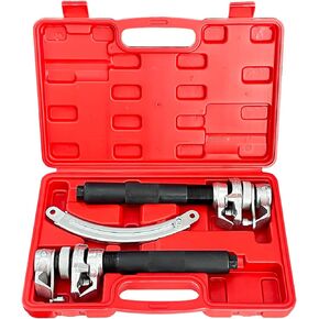 2-Piece Coil Spring Compressor Tool, Heavy Duty Coil Spring Compressor Set with Safety Bracket, Strut Spring Compressor with 2200 lb Capacity for Car Truck ATV UTV