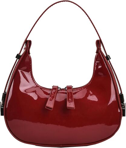 Womens Crescent Shoulder Bag Retro Y2k Small Hobo Handbag Vintage Purse Clutch Bag Trendy Underarm Purse in Kuwait