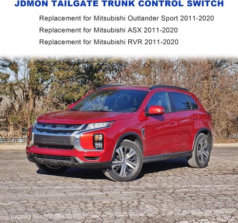 استبدال مفتاح تحرير الفتحة الخلفية JDMON لسيارة Mitsubishi Outlander Sport ASX RVR 2011-2020 زر فتح صندوق الباب الخلفي الخارجي مع استبدال الإدخال الذكي لـ 5810A090 in Saudi Arabia