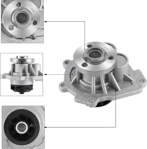 مضخة مياه AW6184 لسيارة شيفروليه/تشيفي سونيك كروز المحدودة Aveo Aveo5,Pontiac G3 Wave,Saturn Astra 2008 2009 2010 2011 2012 2013 2014 2015 2016 2017 2018 1.6L 1.8L 25194312 251951191 in Kuwait