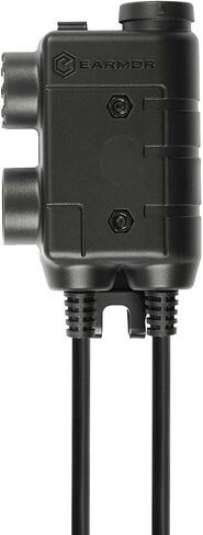 EARMOR التكتيكي Earmor Kenwood، إصدار Baofeng PTT المعيار العسكري 7.0 قابس لمحول الراديو باللون الأسود in Kuwait