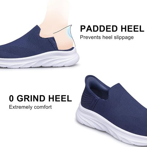 Men's Hands Free Slip on Walking Shoes Lightweight Comfortable Tennis Casual Non Slip Workout Sneakers Loafers in Saudi Arabia