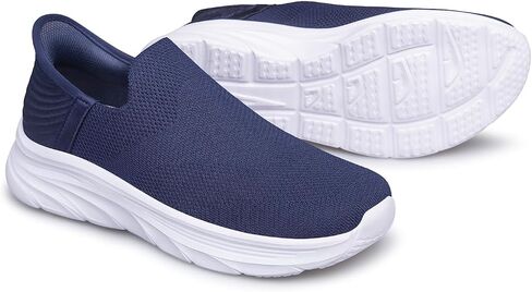 Men's Hands Free Slip on Walking Shoes Lightweight Comfortable Tennis Casual Non Slip Workout Sneakers Loafers in Saudi Arabia