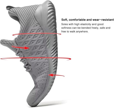 Men's Walking Shoes Lightweight Casual Working Jogging Outdoor Shoe Fashion Sports Athletic Shoes in Saudi Arabia