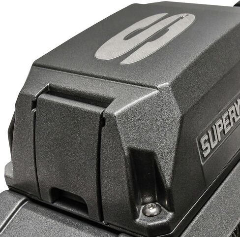Superwinch 1712201 SX12SR 12V DC ونش انتعاش كهربائي مقاوم للماء 12000 رطل/5443 كجم سحب خط واحد مع Hawse Fairlead 3/8 بوصة × 85 قدم حبل اصطناعي محمول باليد ولاسلكي عن بعد بدون ربط قابض in Saudi Arabia