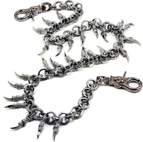 سلسلة محفظة DoubleK Dragon Claw رمز راكب الدراجة النارية (28 بوصة) باللون الأسود CS79BLK، CS79BLKNEW in Saudi Arabia