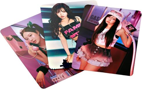 Aespa Photocards Kpop Aespa Hot Mess Album Photocards 55Pcs Aespa Lomo Cards Aespa Merch Karina Photocards, Winter Photocards, Giselle Photocards, Ningning Photocards in Saudi Arabia