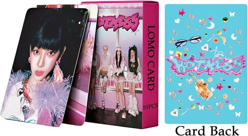 Aespa Photocards Kpop Aespa Hot Mess Album Photocards 55Pcs Aespa Lomo Cards Aespa Merch Karina Photocards, Winter Photocards, Giselle Photocards, Ningning Photocards in Saudi Arabia