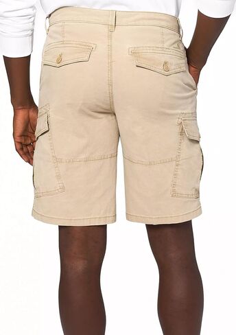 IZOD Men's Pigment Dyed 10.5" Cargo Short, Cedarwood Khaki, 40 in Saudi Arabia