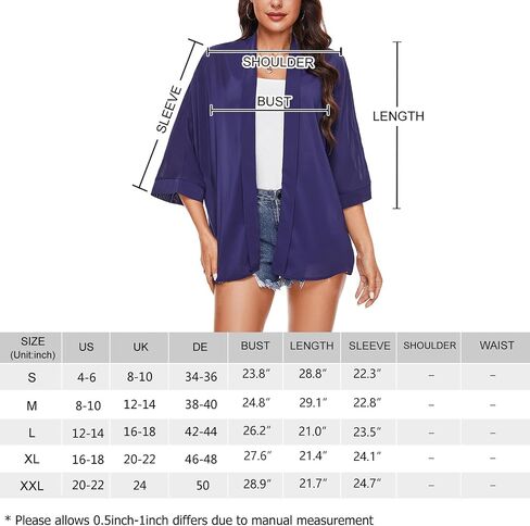 MINTLIMIT Womens Kimono Bathing Suit Cover Up Summer Beach Casual Floral Loose Open Front Chiffon Cardigan for Swimwear in Saudi Arabia