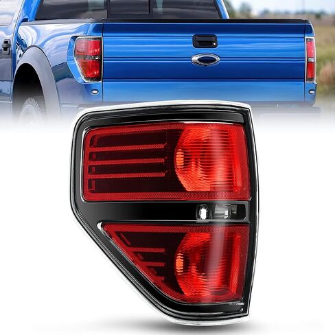 Nilight Passenger Side Taillight Assembly for 2009 2010 2011 2012 2013 2014 Ford F-F150 F150 Pickup Truck Right Side Taillight Rear Lamp Replacement OE Style Red Housing Tail lamp in Saudi Arabia