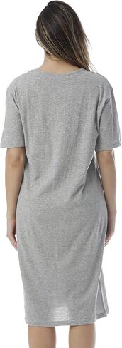 Just Love Short Sleeve Nightgown Oversized Screen Print Sleep Dress for Women in Saudi Arabia