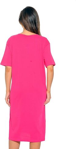 Just Love Short Sleeve Nightgown Oversized Screen Print Sleep Dress for Women in Saudi Arabia